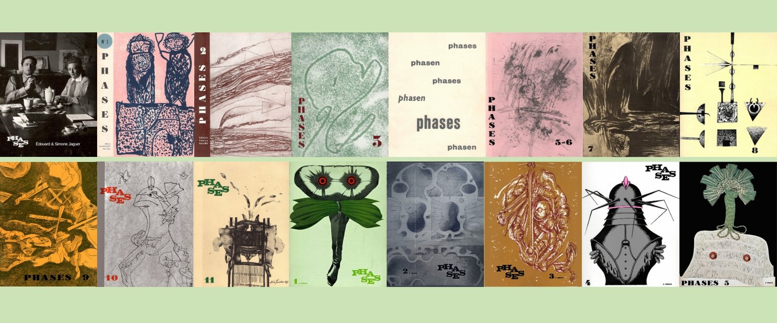 Revue Phases Edouard Simone Jaguer mouvement artistique